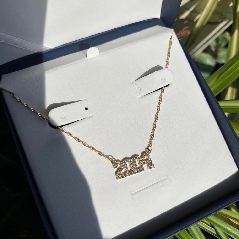 2004 Studded Gold Necklace